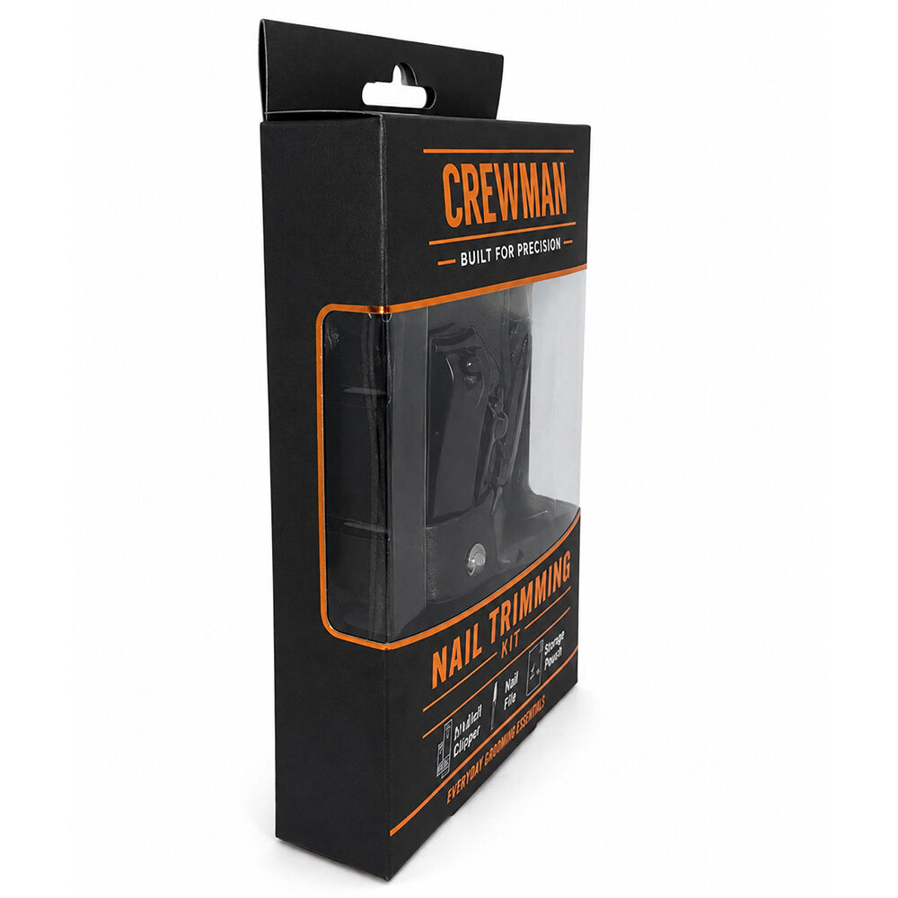 Crewman Nail Trimming Kit 2 Nail Clippers File and Storage Pouch