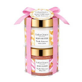 Lulu Grace Vanilla Buttercream Body Scrub 200g & Body Butter 150mL Body Care Duo
