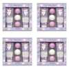 Lulu Grace Lavender Earl Grey Bath Gift Set Shower Gel 200mL, Body Lotion 200mL & 3 Bath Fizzers Bundle of 4