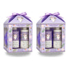 Lulu Grace Lavender Earl Grey Bath Gift Set Shower Gel 200mL, Body Lotion 200mL & Bath Sponge Bundle of 2