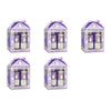 Lulu Grace Lavender Earl Grey Bath Gift Set Shower Gel 200mL, Body Lotion 200mL & Bath Sponge Bundle of 5