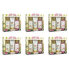 Lulu Grace Sweet Pea & Pear Bath Gift Set Shower Gel 200mL, Bubble Bath 200mL & Body Lotion 110mL Bundle of 6