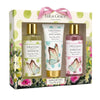 Lulu Grace Sweet Pea & Pear Bath Gift Set Shower Gel 200mL, Bubble Bath 200mL & Body Lotion 110mL