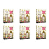 Lulu Grace Sweet Pea & Pear Bath Gift Set Shower Gel 200mL, Body Lotion 110mL & Butterfly Bath Fizzer 60g Bundle of 6