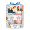 Lulu Grace Lily & Cotton Shower Gel 150mL, Body Lotion 150mL & Netting Sponge Gift Set Bundle of 2