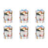 Lulu Grace Lily & Cotton Shower Gel 150mL, Body Lotion 150mL & Netting Sponge Gift Set Bundle of 6