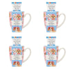 Lulu Grace Lily & Cotton Tea-Break Hand Care Set Mug & Hand Cream 100mL Bundle of 4