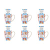 Lulu Grace Lily & Cotton Tea-Break Hand Care Set Mug & Hand Cream 100mL Bundle of 6
