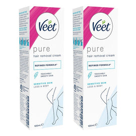 Veet Hair Removal Cream Sensitive Skin 100mL Pack of 2