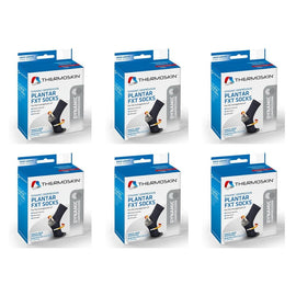 Thermoskin Plantar FXT Compression Socks Crew Extra Large Black Pack of 6