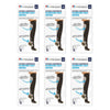 Thermoskin Plantar FXT Compression Socks Calf Medium Black Pack of 6