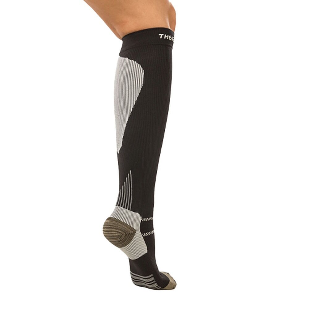 Thermoskin Plantar FXT Compression Socks Calf Large Black