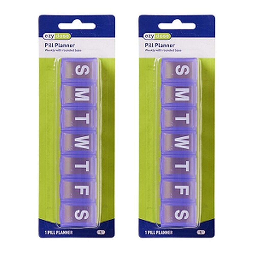 Ezy Dose Weekly Large Pill Planner Pack of 2