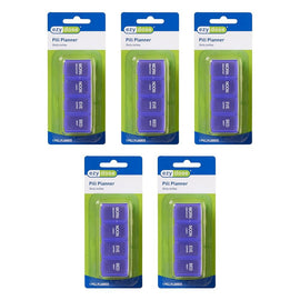 Ezy Dose Pill Planner Daily 4x Day Pack of 5