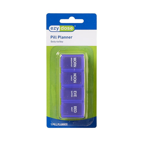 Ezy Dose Pill Planner Daily 4x Day