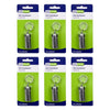 Ezy Dose Pill Container Keychain Fob Pack of 6