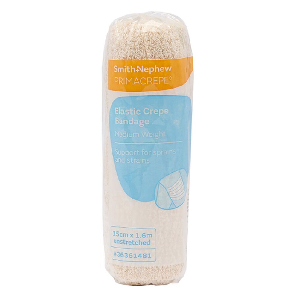 Primacrepe Elastic Crepe Bandage White 15cm x 1.6m