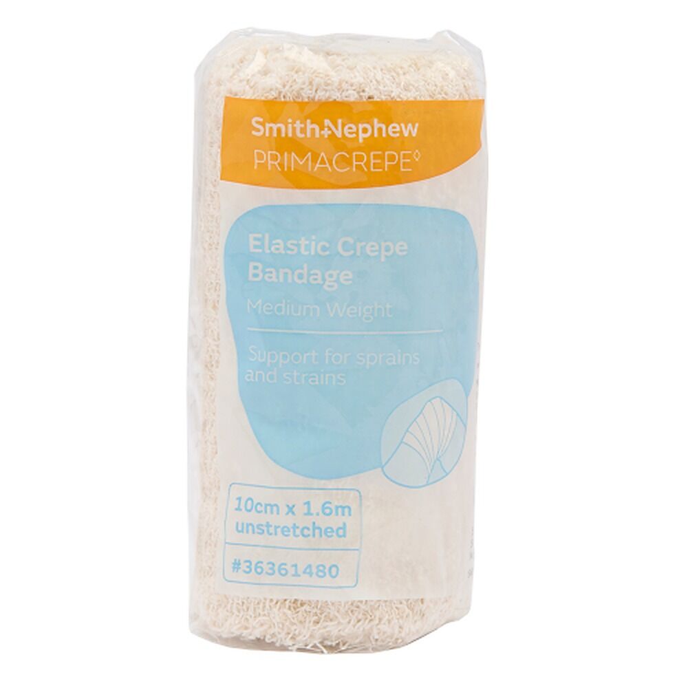 Primacrepe Elastic Crepe Bandage White 10cm x 1.6m