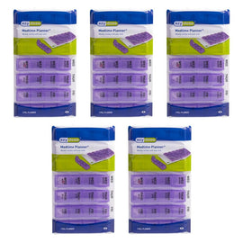 Ezy Dose Medtime Planner Weekly 4x Day with Pop-Outs Pack of 5