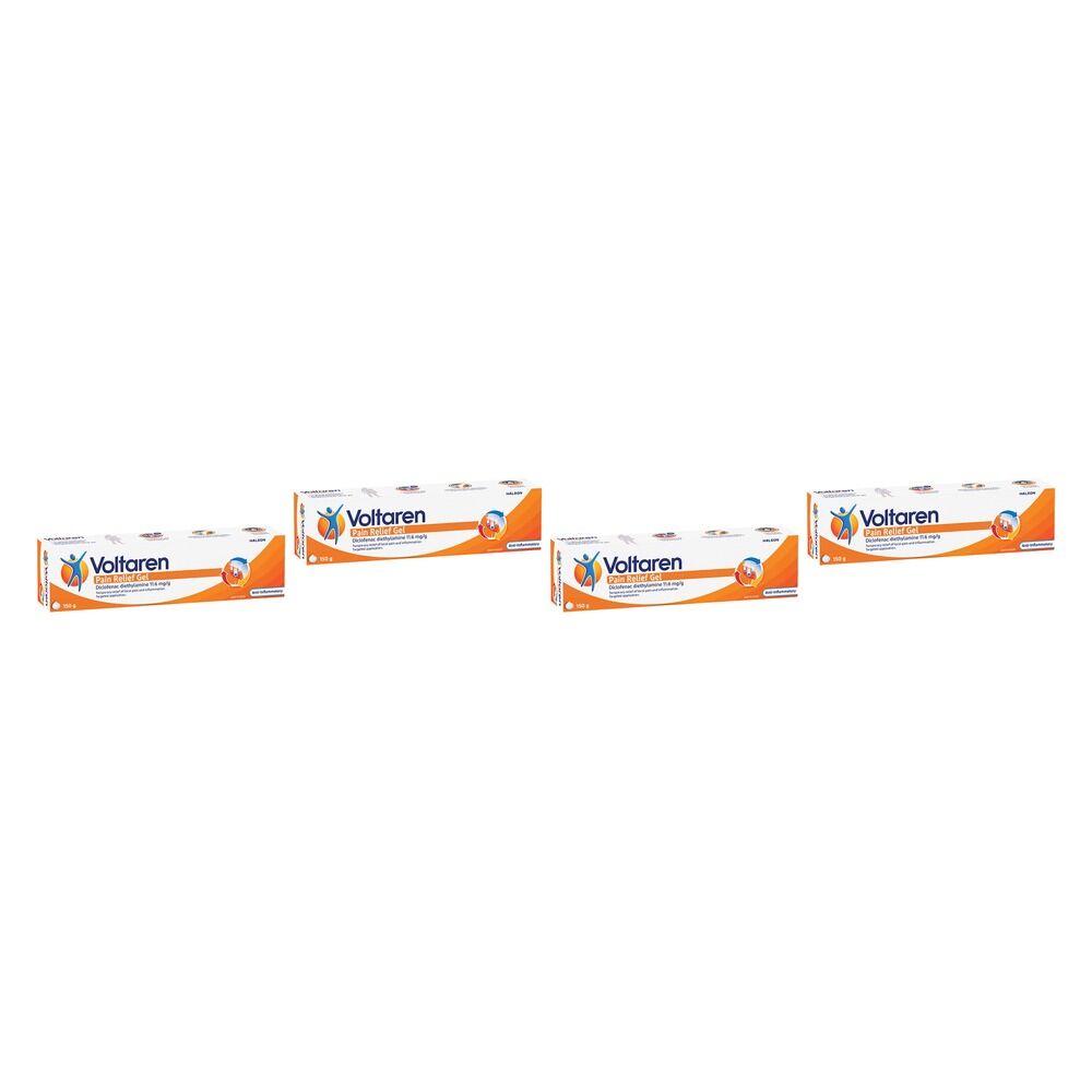 Voltaren Pain Relief Gel 150g Pack of 4