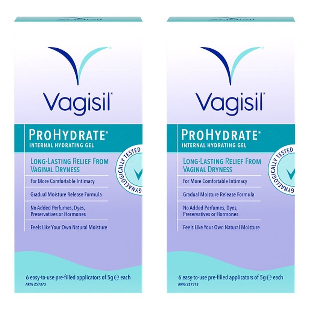 Vagisil ProHydrate Internal Hydrating Gel 6 x 5g Pack of 2