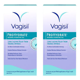Vagisil ProHydrate Internal Hydrating Gel 6 x 5g Pack of 2