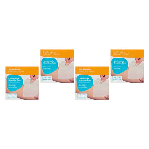 Primafix Plus Conformable Retention Tape 5cm x 10m Pack of 4