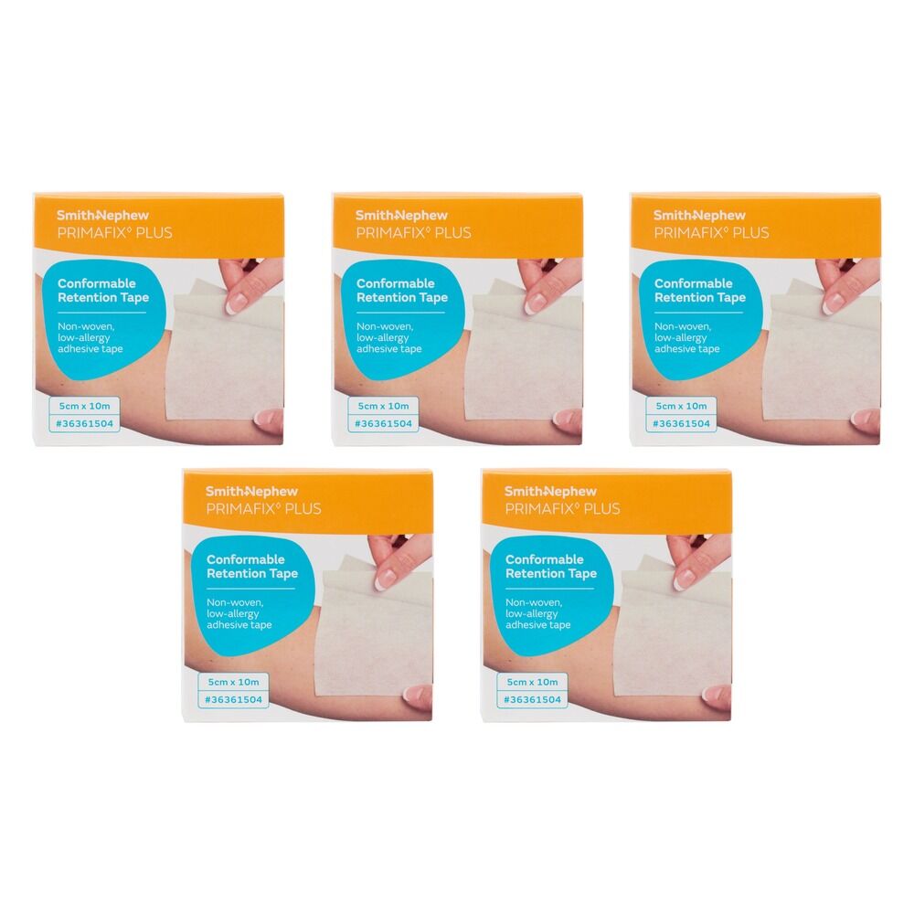 Primafix Plus Conformable Retention Tape 5cm x 10m Pack of 5