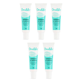 Oralife Peppermint Lip Ointment 15g Pack of 5