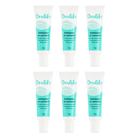 Oralife Peppermint Lip Ointment 15g Pack of 6