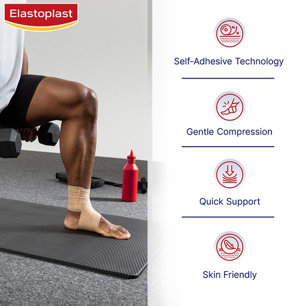 Elastoplast Cohesive Compression Bandage 75mm x 4.5m