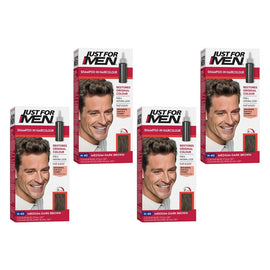 Just For Men Hair Colour Medium/Dark Brown 66mL Pack of 4