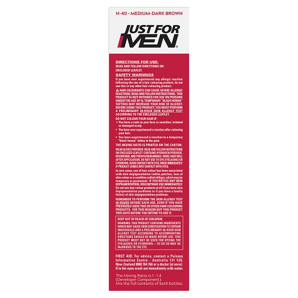 Just For Men Hair Colour Medium/Dark Brown 66mL