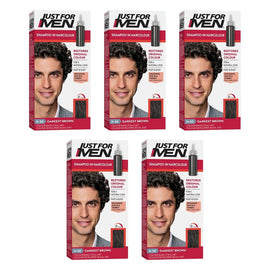 Just For Men Hair Colour Darkest Brown 66mL x 3 Bundle of 5