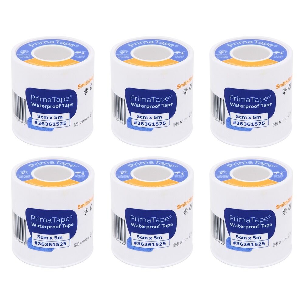 Primatape Waterproof Tape 5cm x 5m Pack of 6