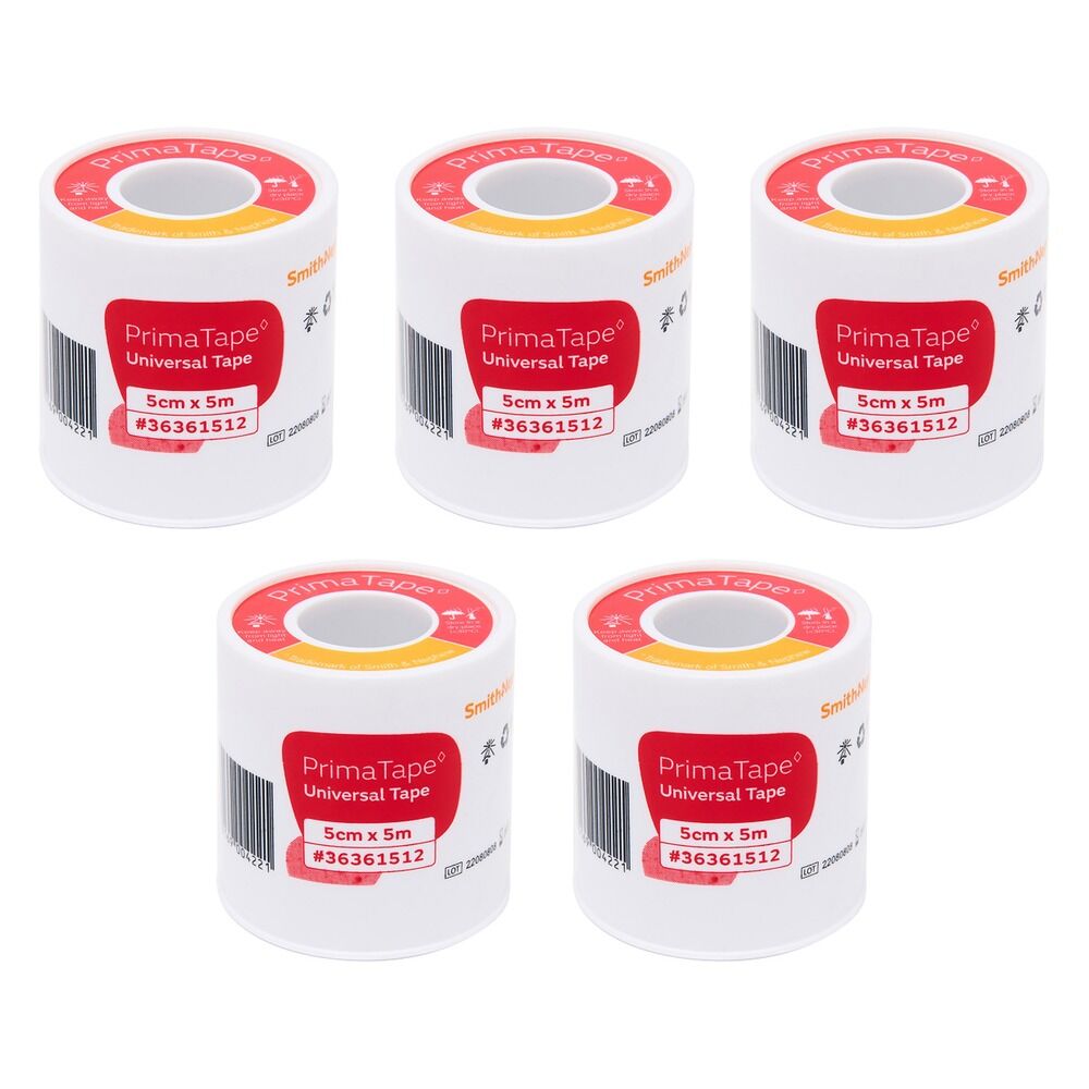 Primatape Universal Tape 5cm x 5cm Pack of 5