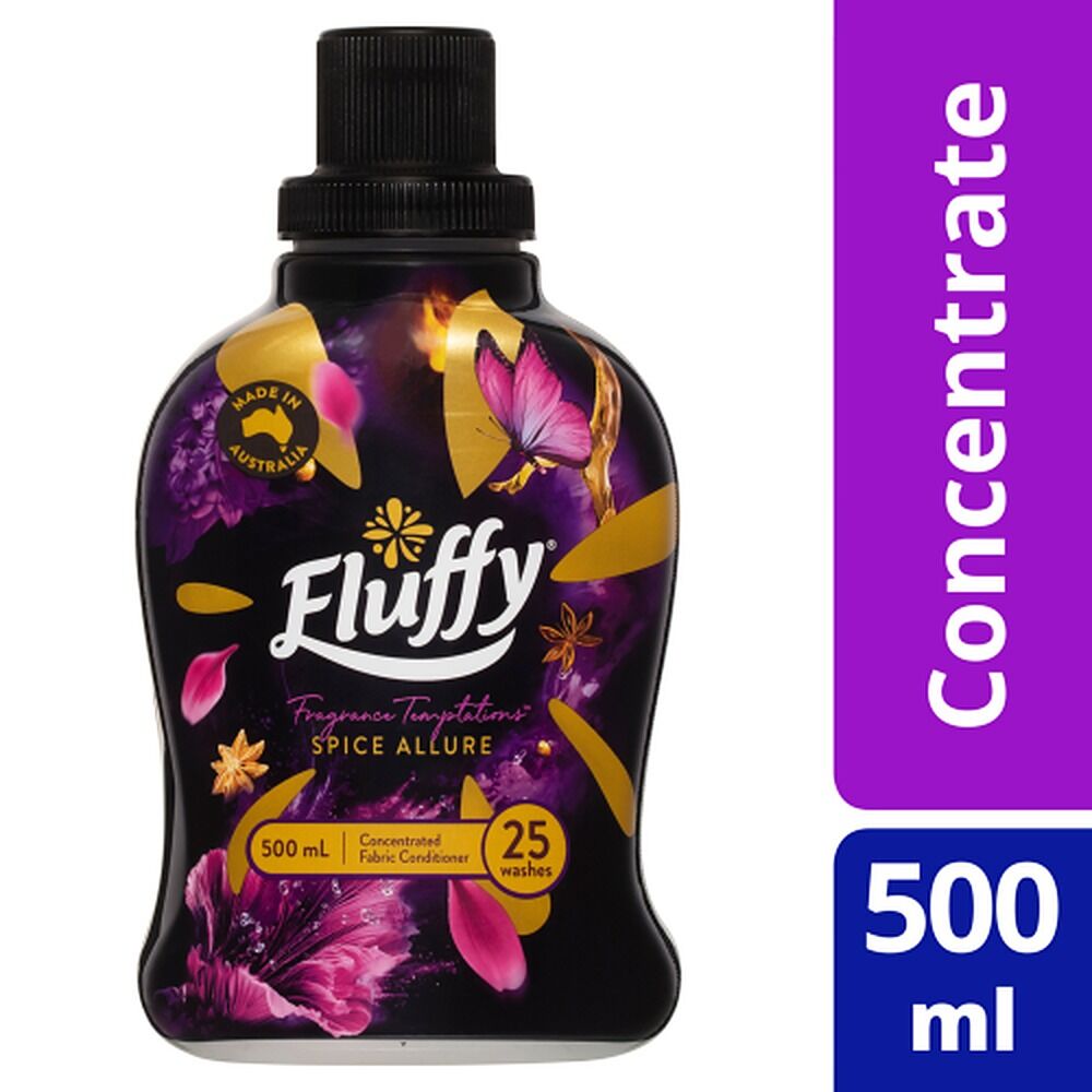 Fluffy Liquid Fabric Softener Spice Allure 500mL x 8