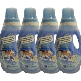 Cuddly Sunshine Fresh Fabric Conditioner 4 Pack 1L Laundry Softener