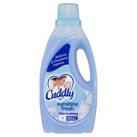 Cuddly Sunshine Fresh Fabric Conditioner 1L Laundry Softener x 12