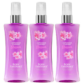 Body Fantasies Japanese Cherry Blossom Body Spray 94ml Pack of 3