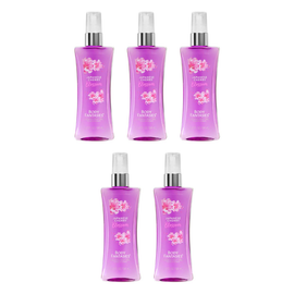 Body Fantasies Japanese Cherry Blossom Body Spray 94ml Bundle of 5