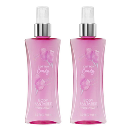 Body Fantasies Cotton Candy Body Spray 94ml Bundle of 2