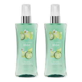 Body Fantasies Cucumber Melon Body Spray 94ml Bundle of 2