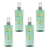 Body Fantasies Cucumber Melon Body Spray 94ml Bundle of 4