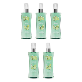 Body Fantasies Cucumber Melon Body Spray 94ml Pack of 5 Fresh Fragrance