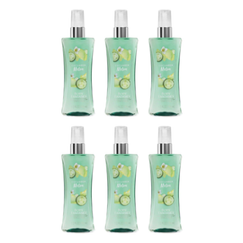 Body Fantasies Cucumber Melon Body Spray 94ml Bundle of 6