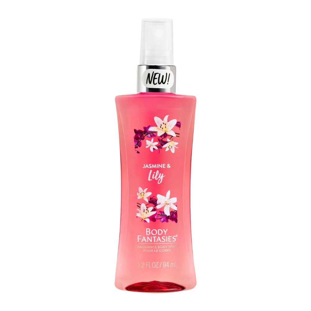 Body Fantasies Jasmine And Lily Body Spray 94ml Floral Fragrance