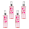 Body Fantasies Pink Sweet Pea Fantasy Body Spray 94ml Pack of 4