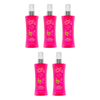 Body Fantasies Pink Vanilla Kiss Body Spray 94ml 5 Pack Bundle