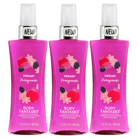 Body Fantasies Dreamy Pomegranate Body Spray 94ml Pack of 3